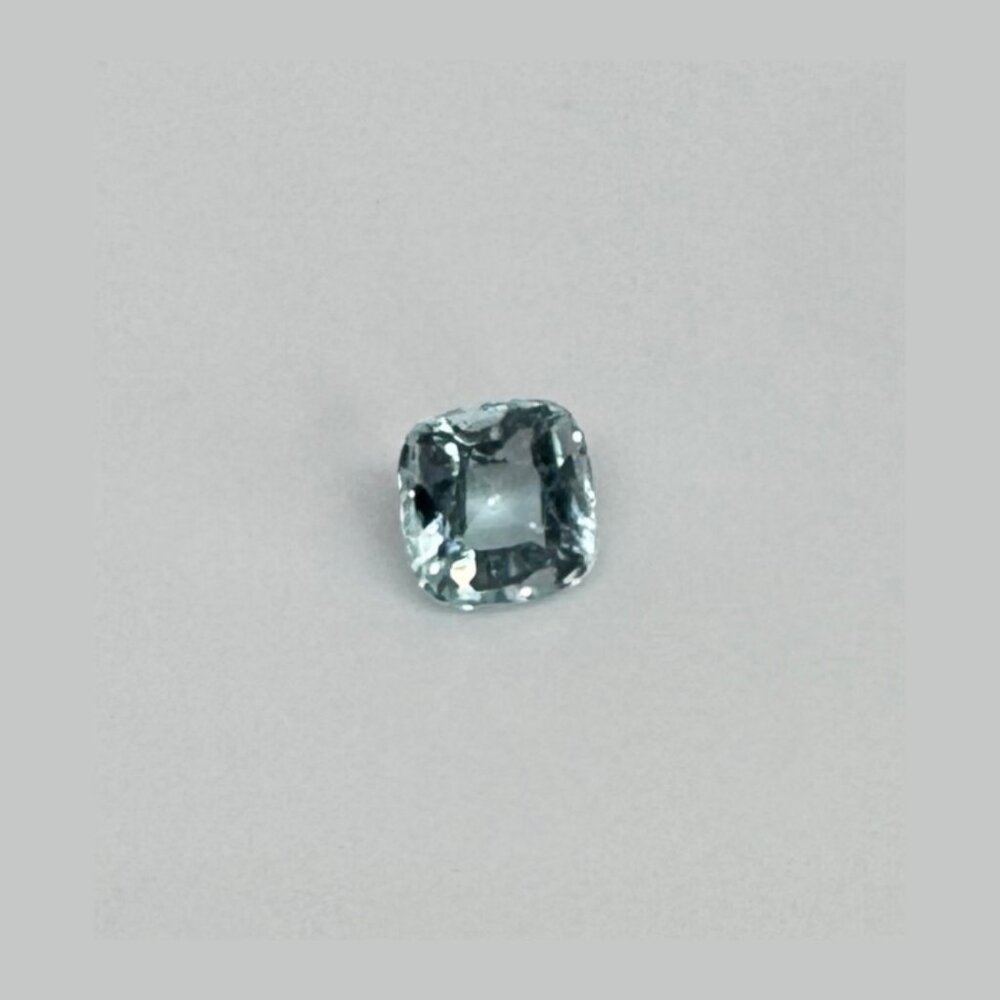 1.6ct Natural Blue Aquamarine Cushion Cut Loose Gemstone Jewelry Making